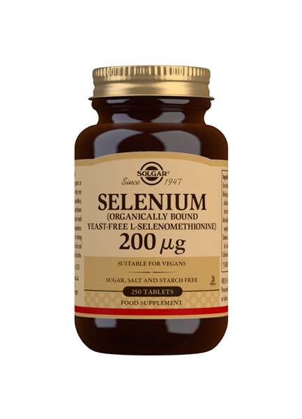 Solgar - Selenium 200ug (Yeast Free) (250 Tabs)